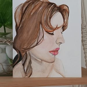 Water colour painting on A5