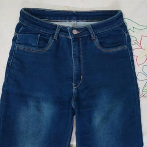 Dark Blue Straight Jeans