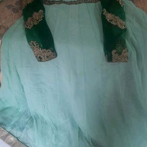 Long Dress With Pyjama And Dupatta