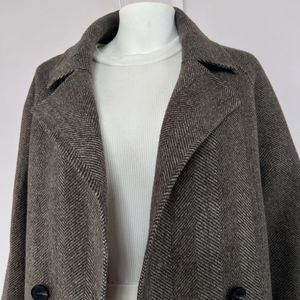 Knitted Long Overcoat