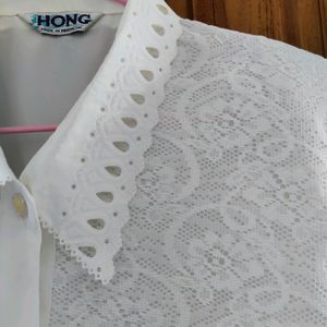 White Lace Blouse