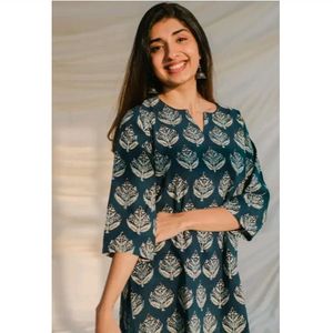 Girls Trending Rayon Printed Short Kurta