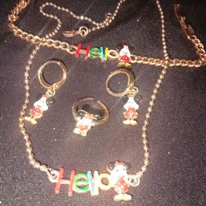 Mickey Mouse Necklace Set