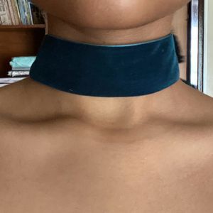 Forest Green Velvet Fairycore Pinterest Choker