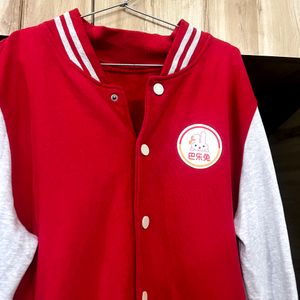 巴乐免 Varsity jacket