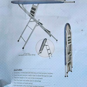 Ladder Cum Ironing Board 2 In 1 - 3 Step