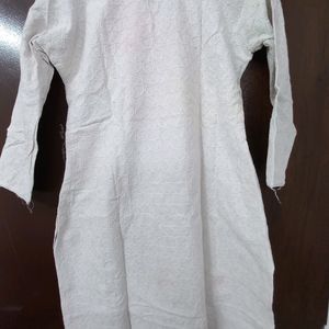 Women White Kurti