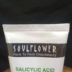 Soulflower Salicylic Acid Face Wash 100 ML