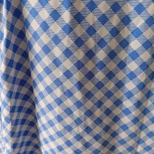 Forever 21 Gingham Print A Line Skirt