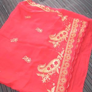 Red beautiful Saree