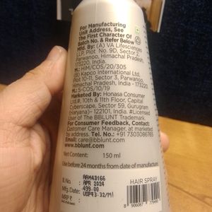 B.BLUNT Heat Protection Mist,Brand New