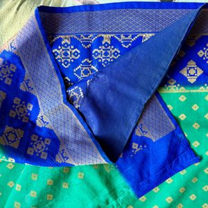 Tussar Silk Saree With Blouse