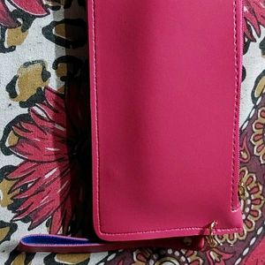 Pink Flower Wallet