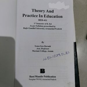 B.Ed 1st Semester Book