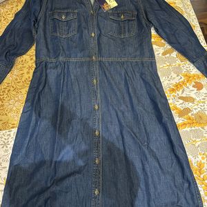 Denim Shirt Style Dress