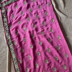 Heavy Saree With Stitched Blouse