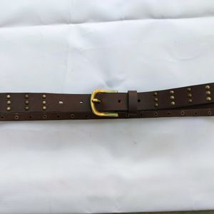 Pure Leather Belt For Girls( Running Item)