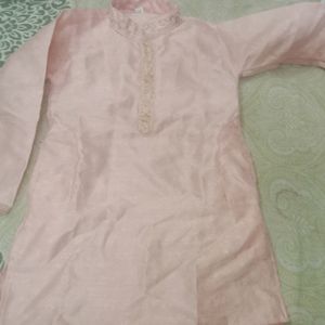 Pink Embroidery Sherwani