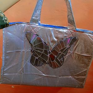 Silver Glittery Handbag Korian Style