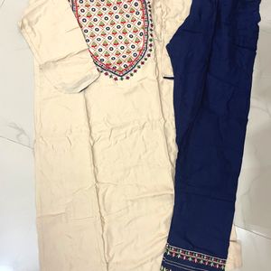 Beautiful Kurti With Pant Set