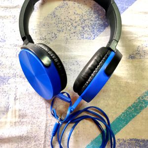 Royal Blue Colour Headphones 🎧