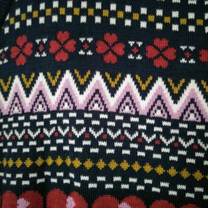 Half Vest Knitted Sweater