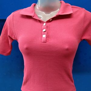 Korean Style Pink T Shirt