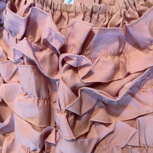 Dusty pink Ruffled Sleeve Kurta