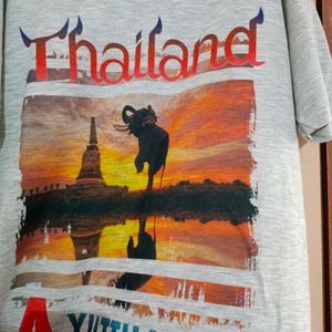 Grey T-shirt.. Important From Thailand.