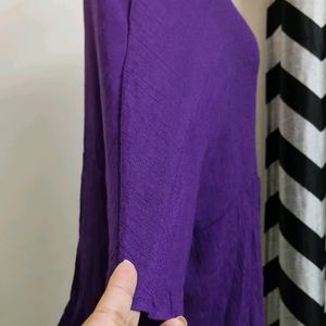 Plus Size Purple Top