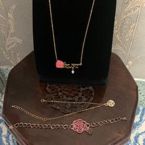 Price Drop!!Combo Of Necklace,Bracelet & Anklet