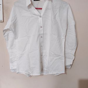 White Formal Shirt For Women