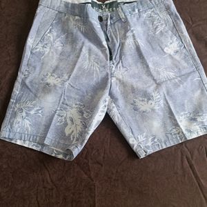 Men's Printed Grey Shorts