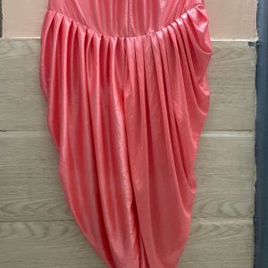 Pink Colour Satin Nightwear