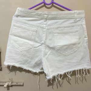 Women White Shorts