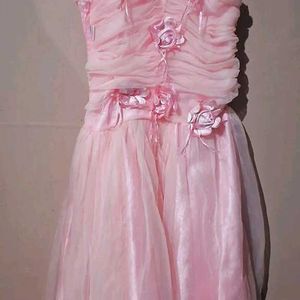 Cute Pink Dress For Kids