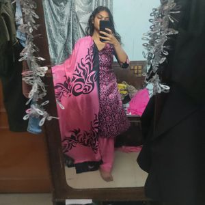 Pink Patiala Suit Salwar