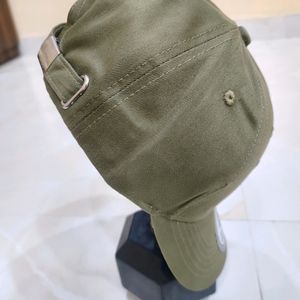 New Era Men Olive Green Cap