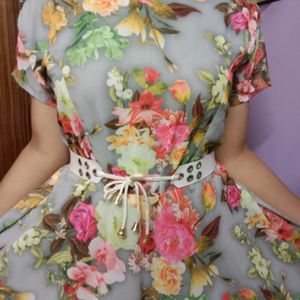 Floral Design Gown