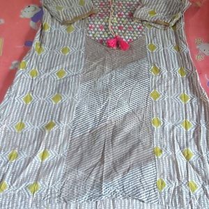 Cotton Up N Down  Stylish Kurti 😍