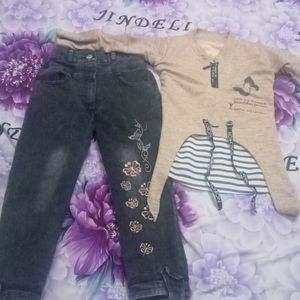 6..7 Year Girl Denim Top