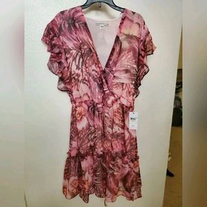 GUESS ROSA dress with flounces