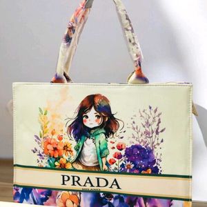 PREMIUM QUALITY DOLL PRINT TOTE BAG