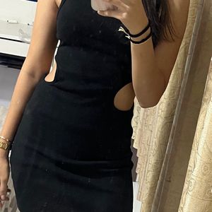 Black Cut Dress Zara