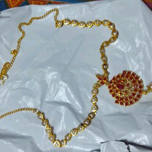 Rajwadi Pearl Necklace Set