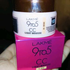 Lakme9 To 5 CC Mousse - Beige(25 g)