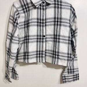 Crop Chex Shirt