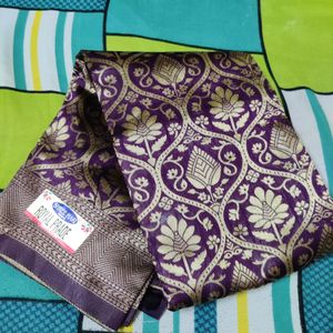 ❤️PriceDrop Wine Soft Silk Saree