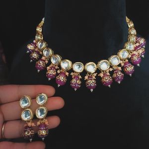 Kundan Minakari Set