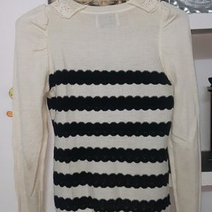 Peter Pan Collar Sweatshirt